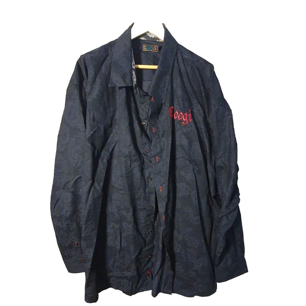 Coogi Authentic Mens Long Sleeve Shirt  5x,